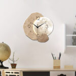 Modern Silent Moon Wall Clock
