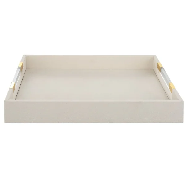 Wessex Tray - White Shagreen